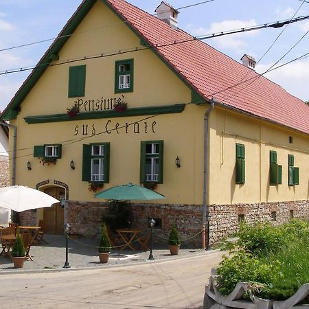 Pensiunea Sub Cetate Cisnădie Bagian luar foto
