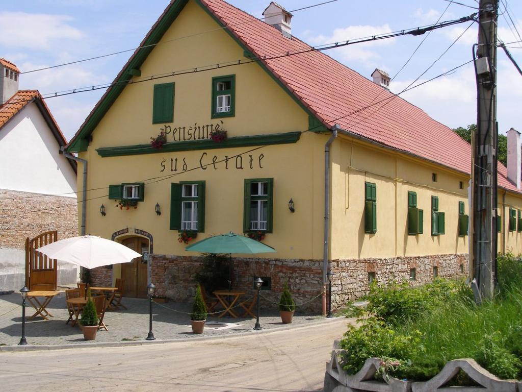 Pensiunea Sub Cetate Cisnădie Bagian luar foto